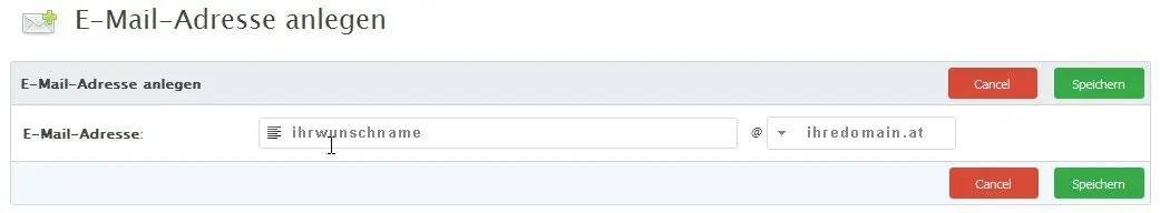 eMail in Froxlor anlegen 6 Neue E-Mail-Adresse in Froxlor erstellen