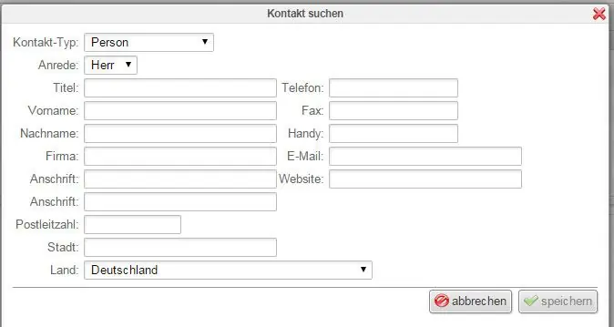 Kundendaten speichern in LiveConfig