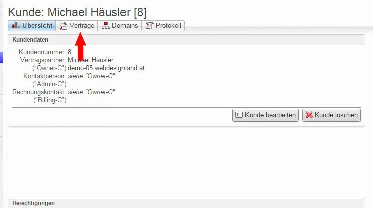 Vertrag in LiveConfig anlegen