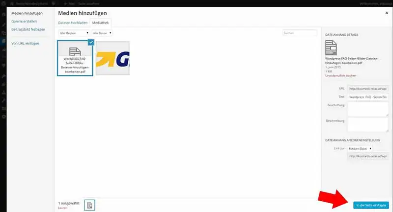 Wordpress PDF in Seite einfügen 11 PDF-Datei in WordPress-Seite einfügen