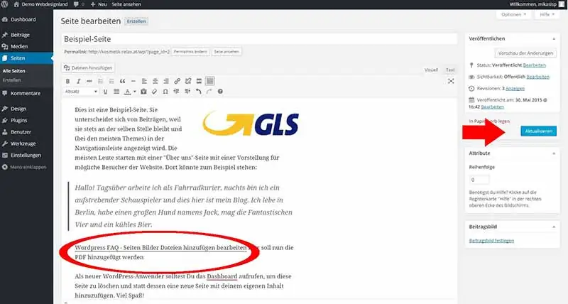Wordpress PDF in Seite einfügen 12 PDF-Link in WordPress-Editor anzeigen