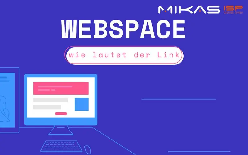 Wie lautet der Link zu meinem Webspace?