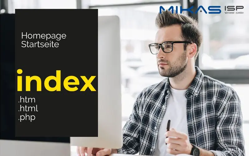 Welchen Dateinamen hat die Startseite meiner Homepage?