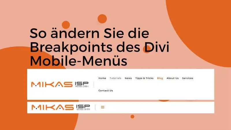 So ändern Sie die Breakpoints des Divi Mobile-Menüs