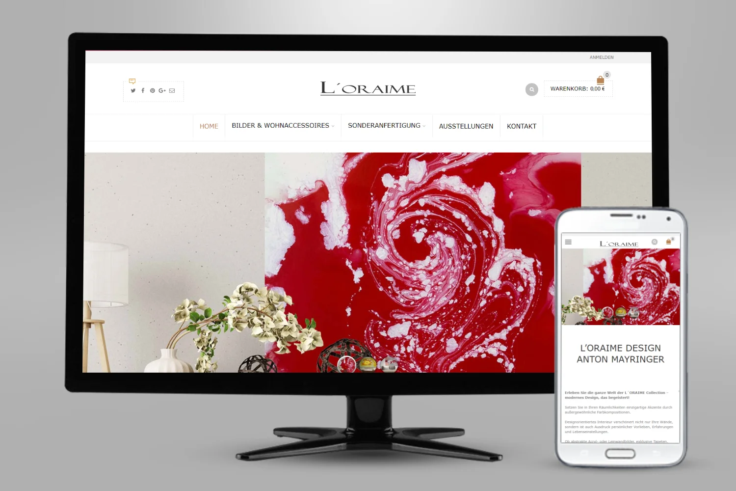 Homepage Loraime Anton Mayringer