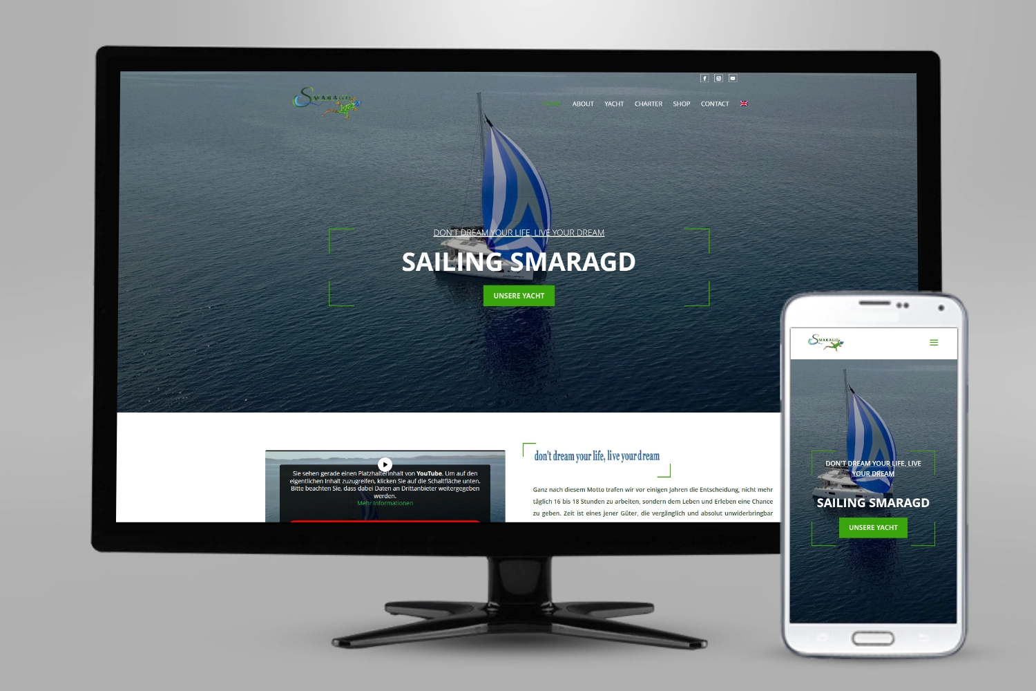 Homepage Smaragd Sailing
