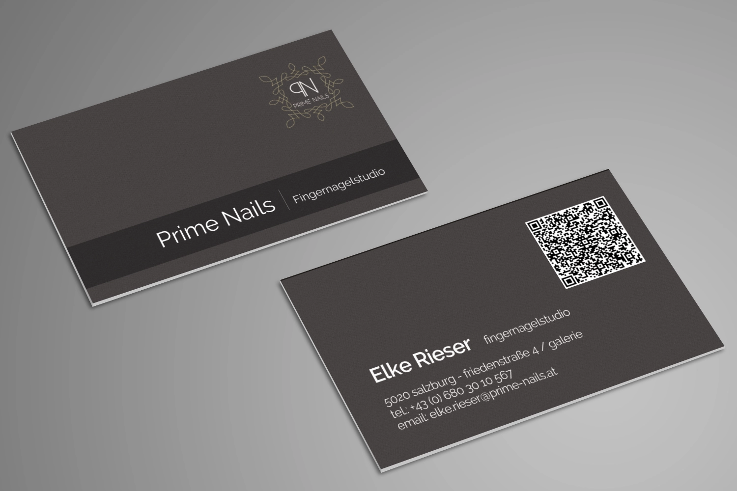 Visitenkarten Nagelstudio Rieser