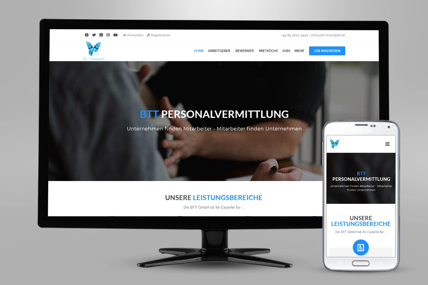 Stellenportal für BTT GmbH