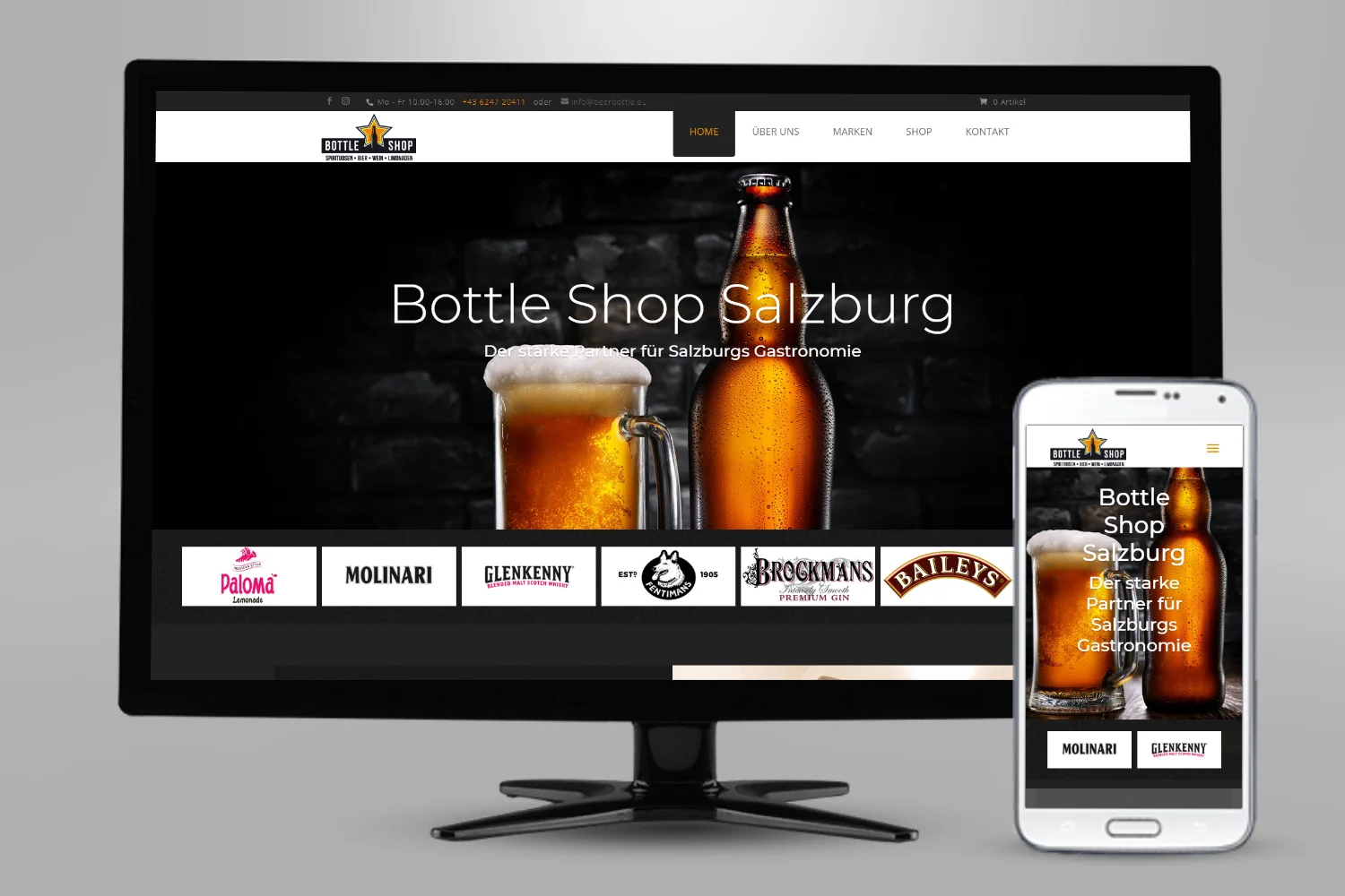 Webshop Bottle Shop Salzburg