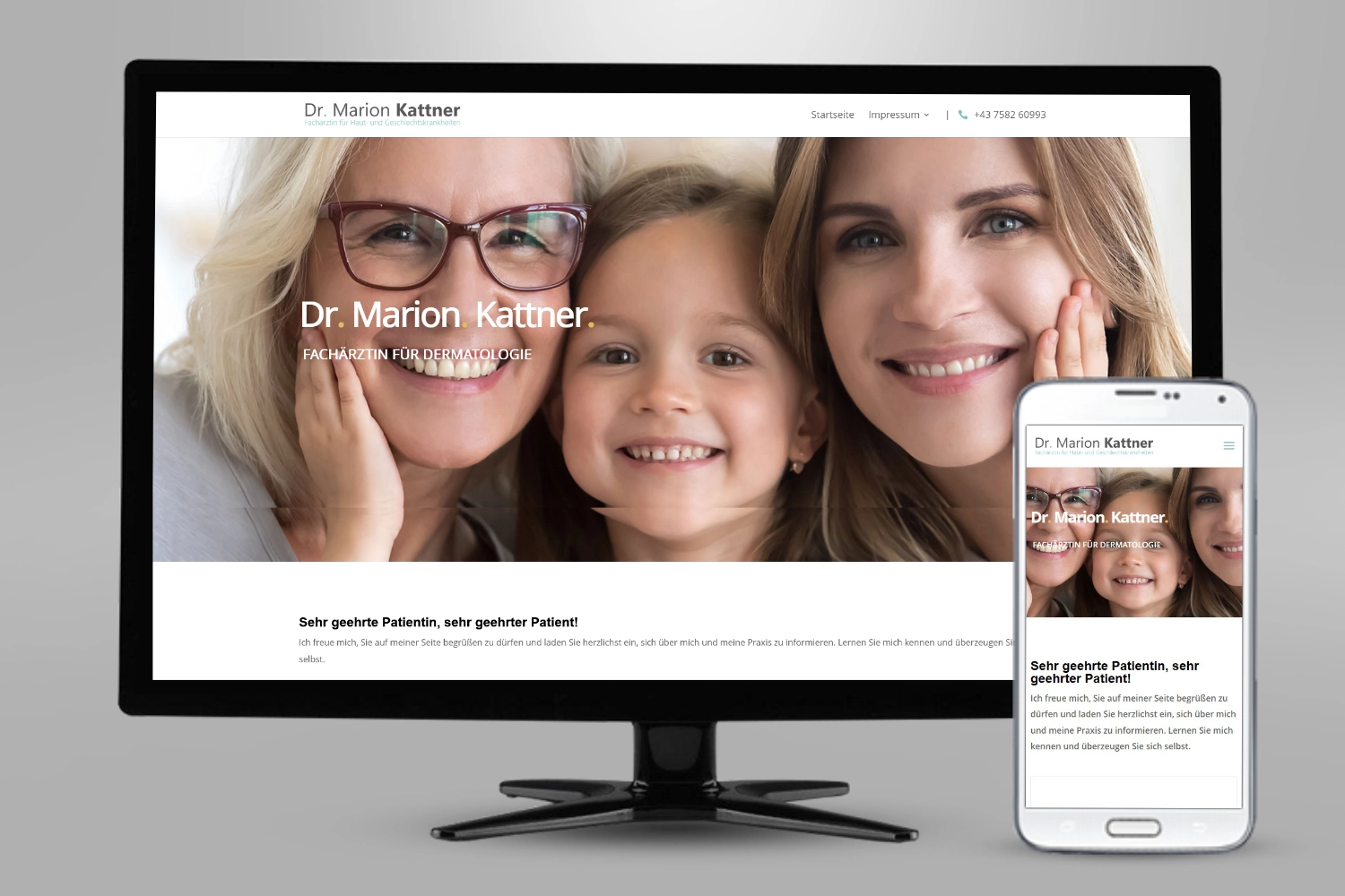 Webseite Dr. Marion Kattner