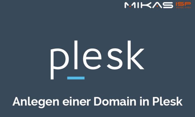 Anlegen einer Domain in Plesk