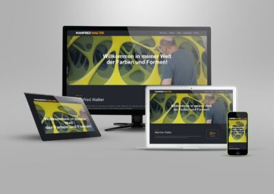 Webseite Künstler Manfred Walter