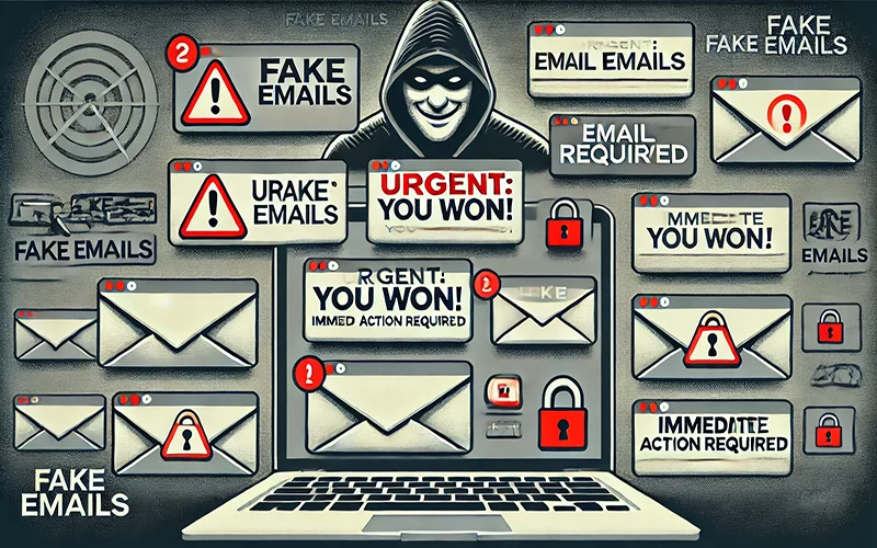 Wie erkennt man Fake Mails und wie sollte man darauf reagieren?