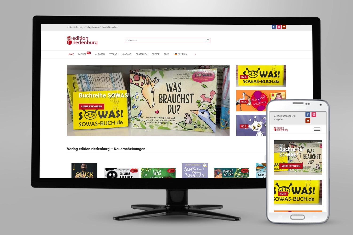 Webseite editionriedenburg
