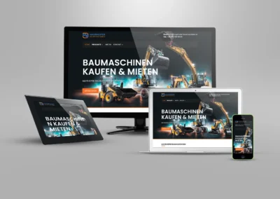 Webseite Mayrhofer Baumaschinen
