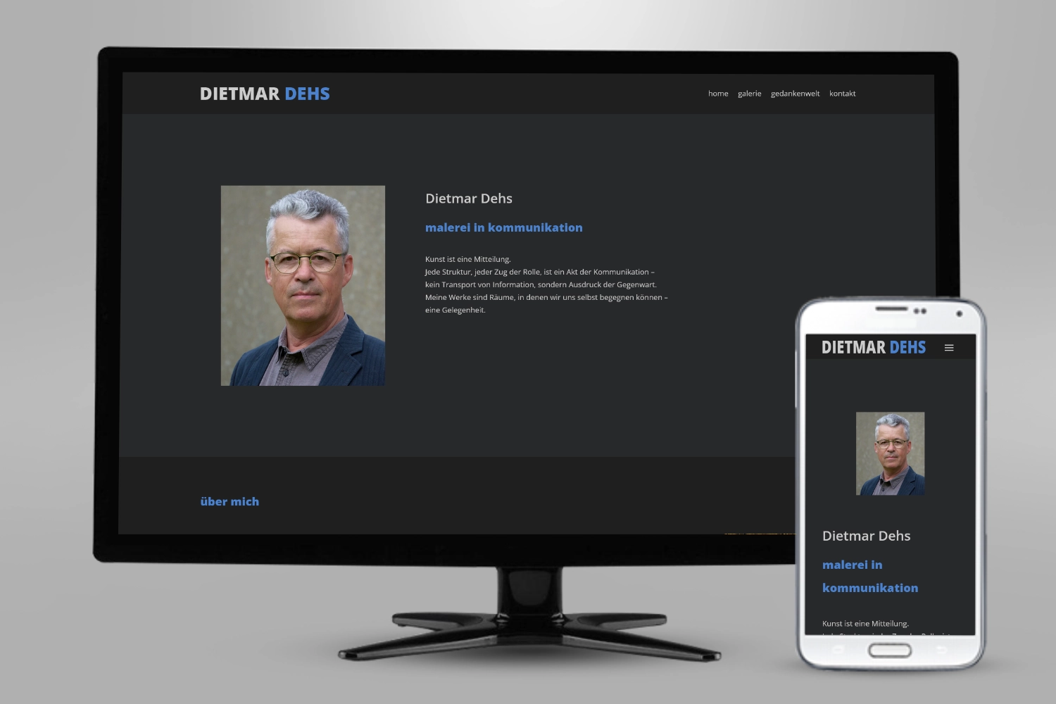 Webseite Künstler Dietmar Dehs