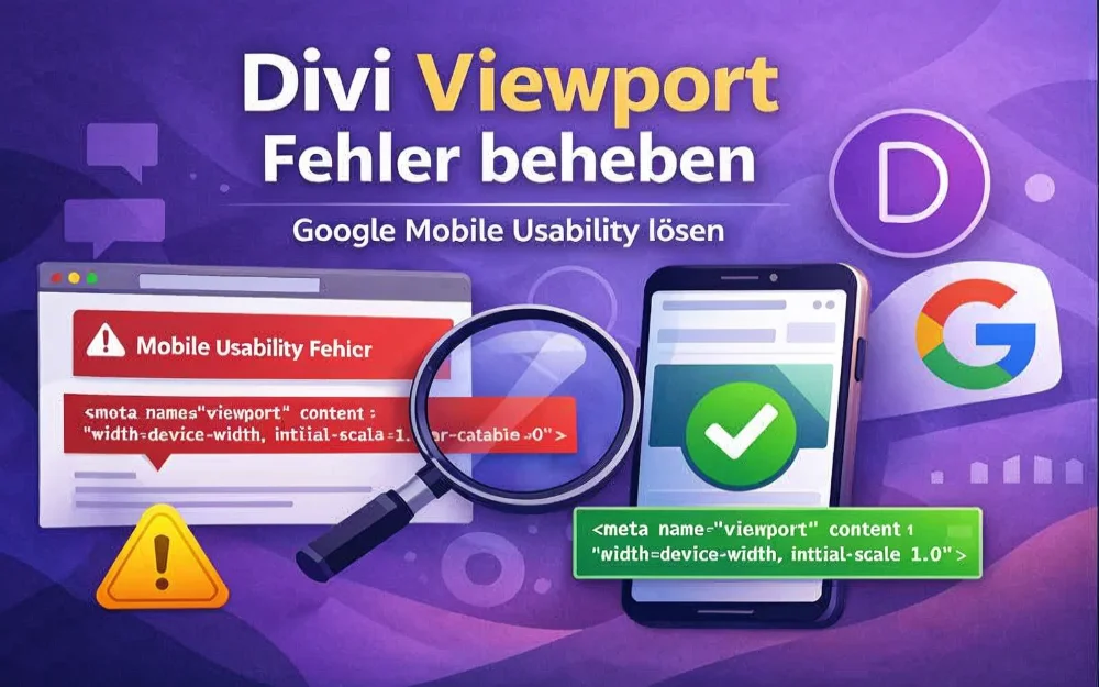 Divi Viewport Fehler beheben
