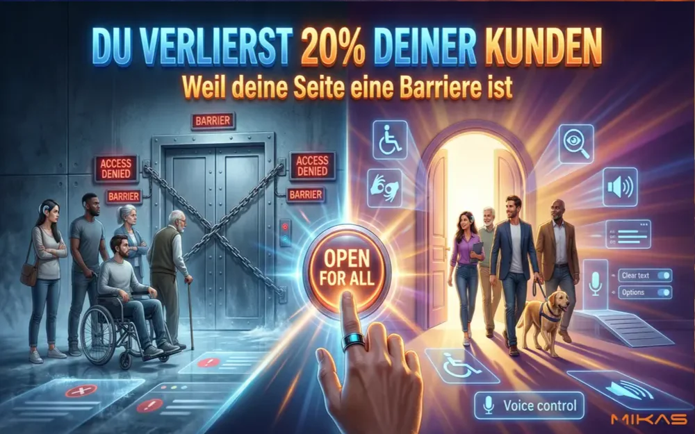 Barrierefreie Website: Dein Weckruf für 2026 – Schluss mit digitalen Barrieren!