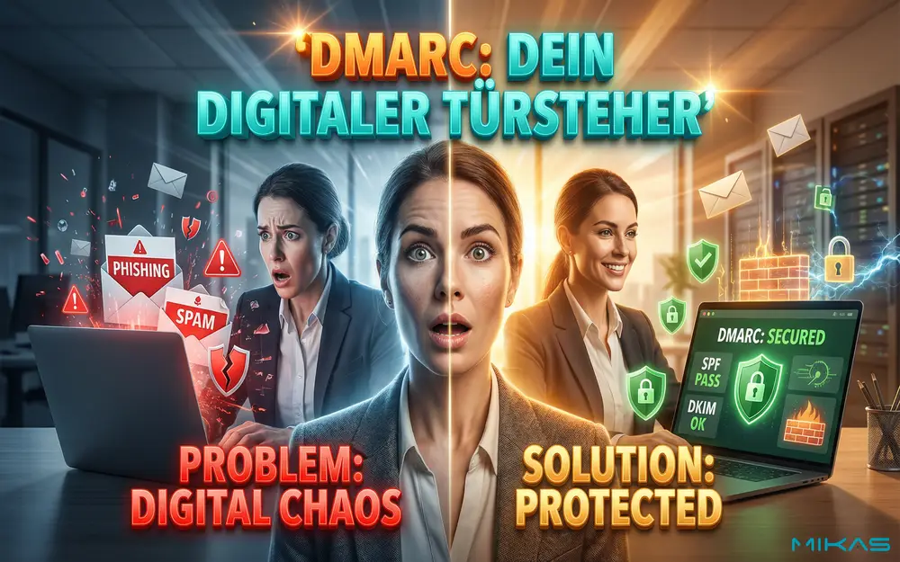 DMARC einrichten: Dein digitaler Türsteher – Schluss mit E-Mail-Betrug!