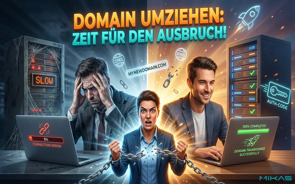 Domain umziehen: Dein Provider ist eine Fessel – Zeit für den Ausbruch!