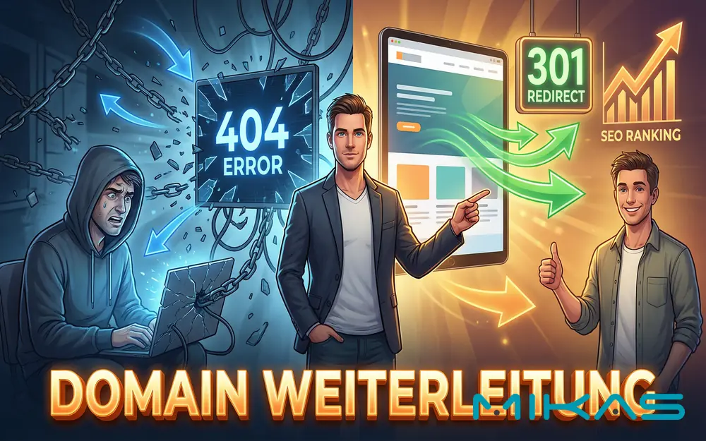Domain-Weiterleitung 2026: Die ultimative Anleitung (301, 302 & CNAME)