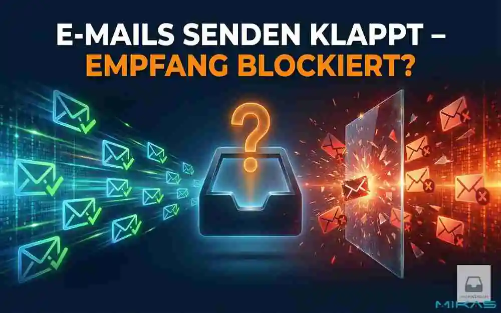 E-Mail Empfang geht nicht? Senden klappt? Die Lösung!
