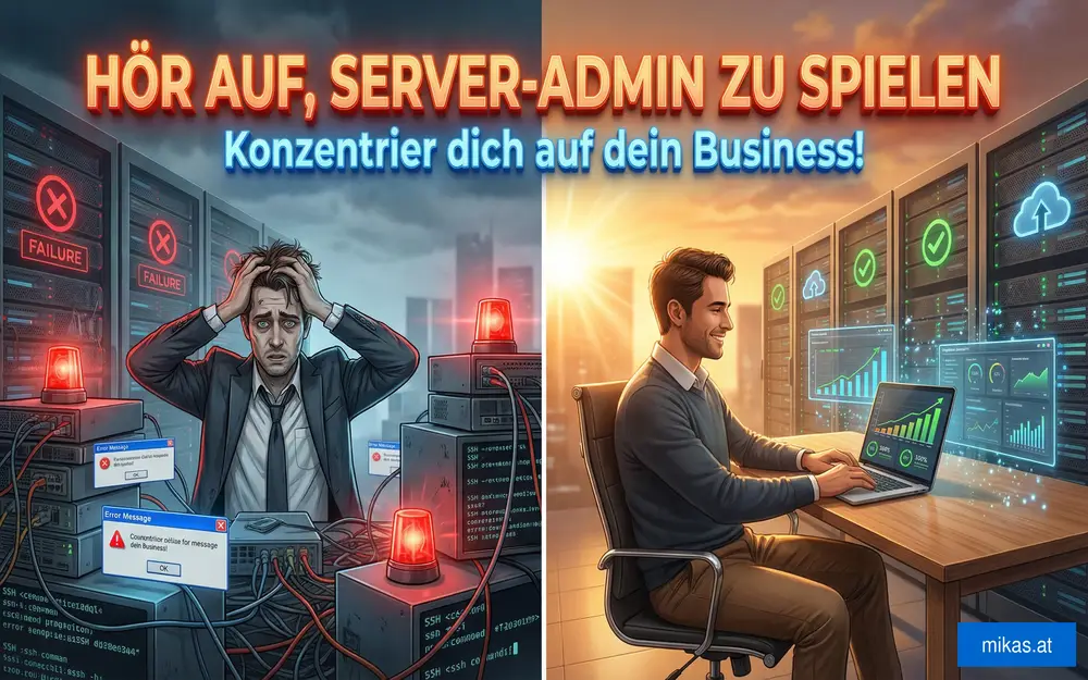 Managed Hosting: Hör auf, Server-Admin zu spielen – Konzentrier dich auf dein Business!