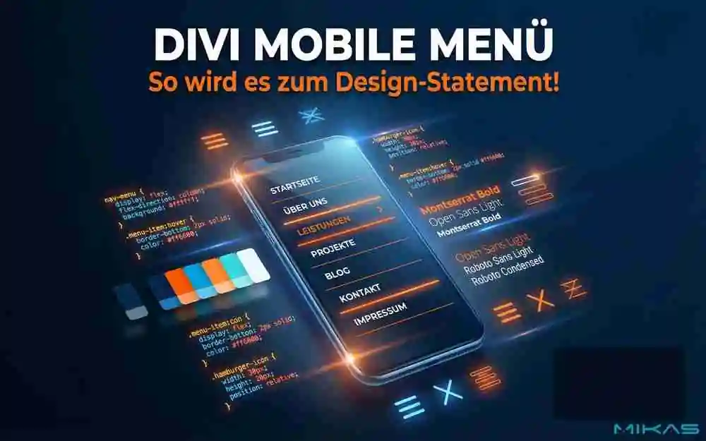 Divi Mobile Menü anpassen: CSS & Theme Builder Guide