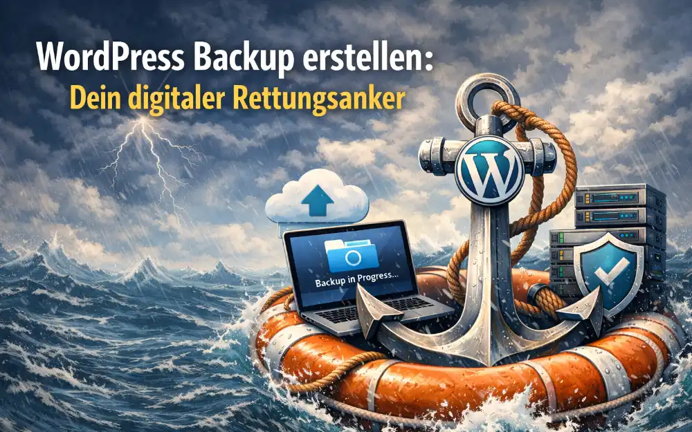 WordPress Backup erstellen: Dein digitaler Rettungsanker