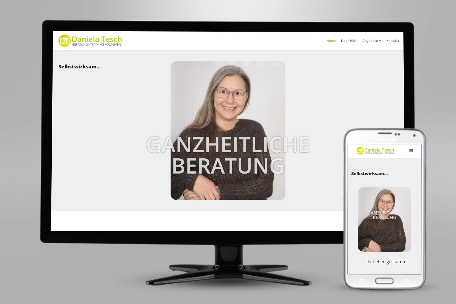 Webseite Webdesign für Daniela Tesch