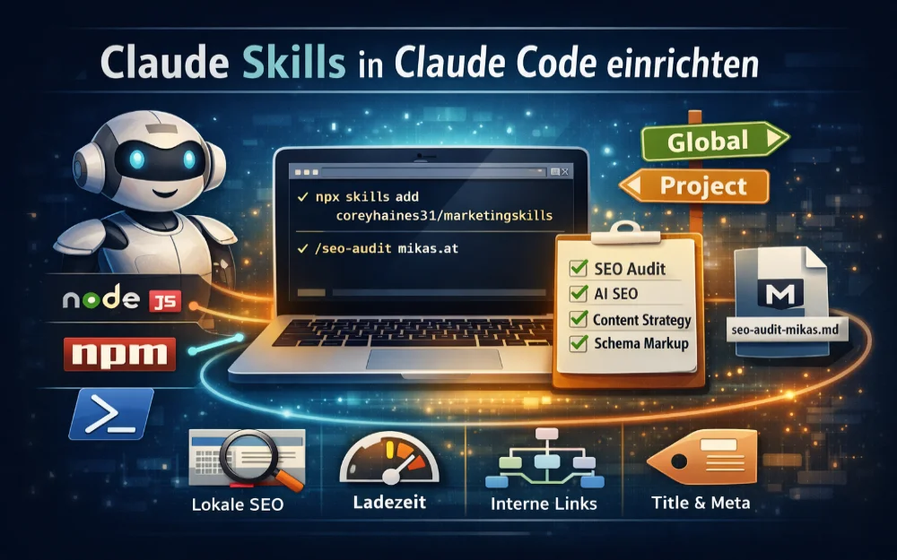 Wie richte ich Claude Skills in Claude Code ein?