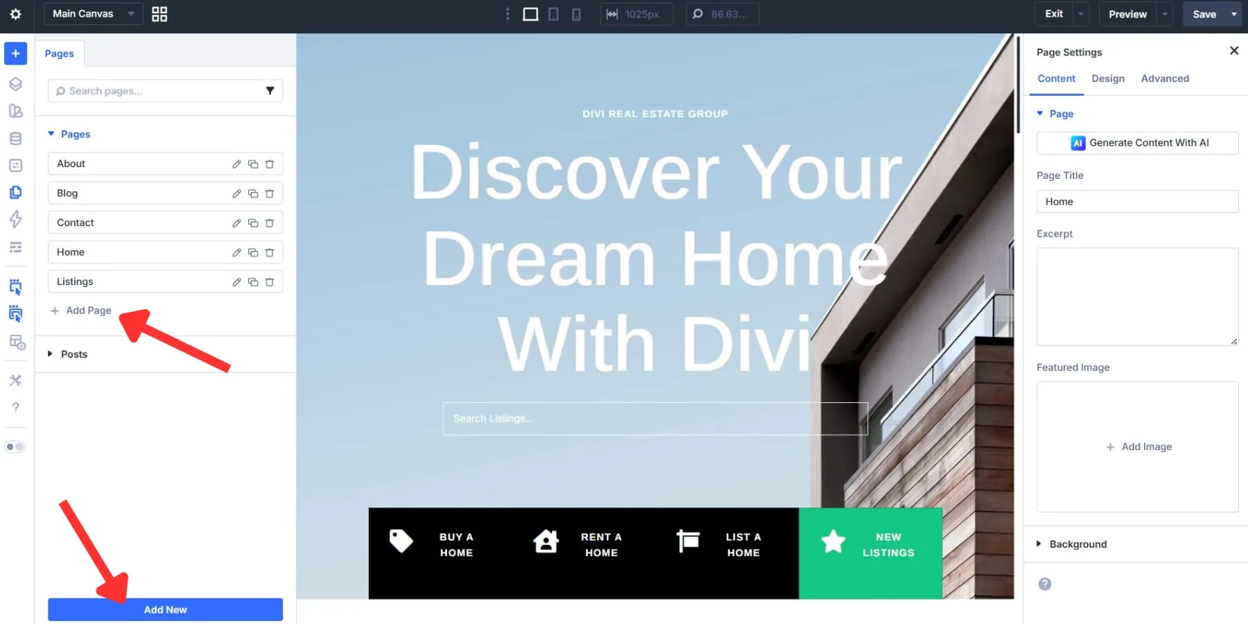 Effizientes Arbeiten mit dem Divi 5 Page Manager 5 Effizientes Arbeiten mit dem Divi 5 Page Manager