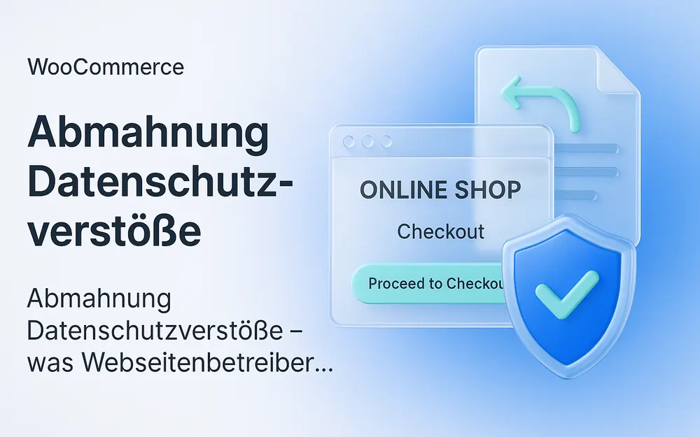 Abmahnung Datenschutzverstöße