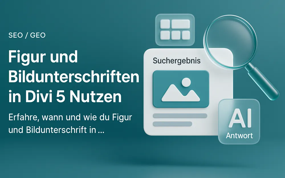 Figur und Bildunterschriften in Divi 5 nutzen