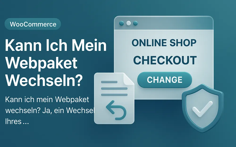 Kann ich mein Webpaket wechseln?