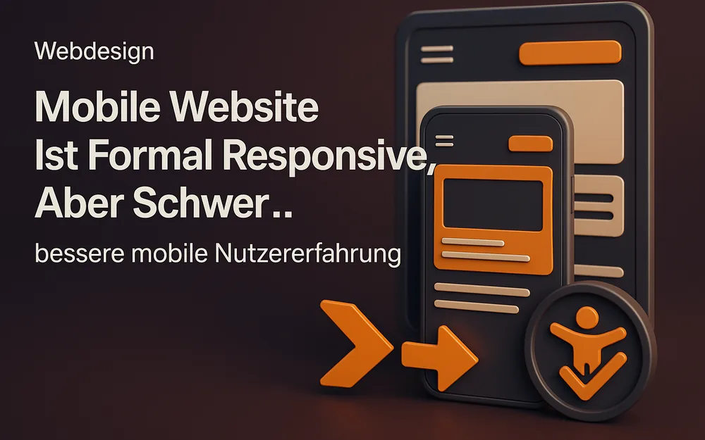Mobile Website Ist Formal Responsive, Aber Schwer Nutzbar