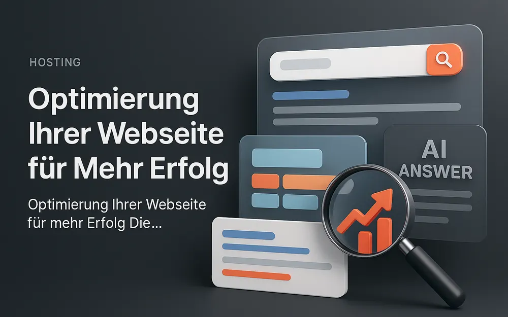 Optimierung Ihrer Webseite für mehr Erfolg