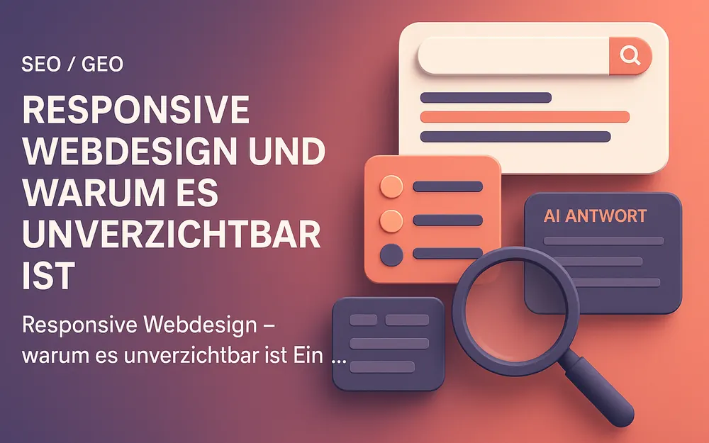 Responsive Webdesign und warum es unverzichtbar ist.