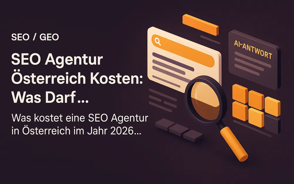 SEO Agentur Österreich Kosten 2026