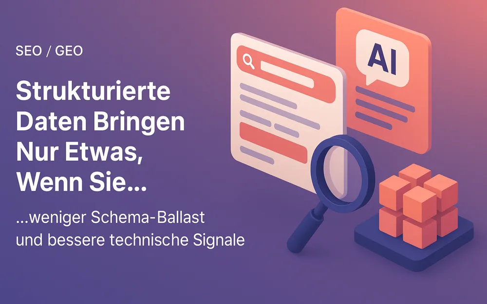 Strukturierte Daten Bringen Nur Etwas, Wenn Sie Aktuell...