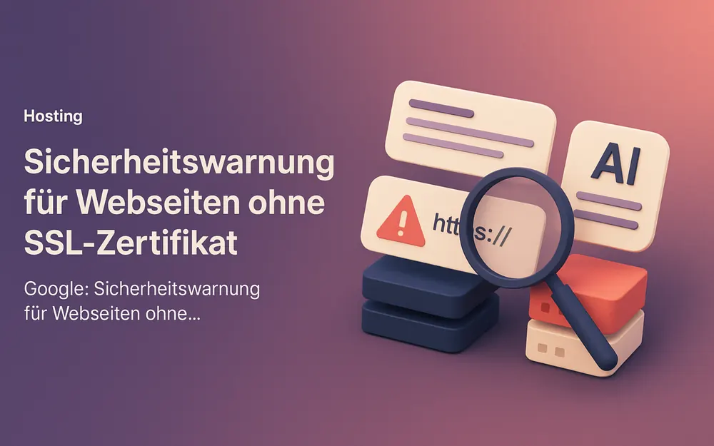 Sicherheitswarnung für Webseiten ohne SSL-Zertifikat