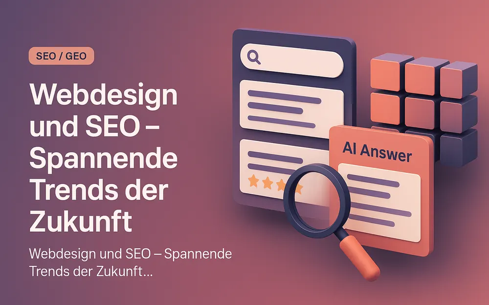 Webdesign und SEO – Spannende Trends der Zukunft