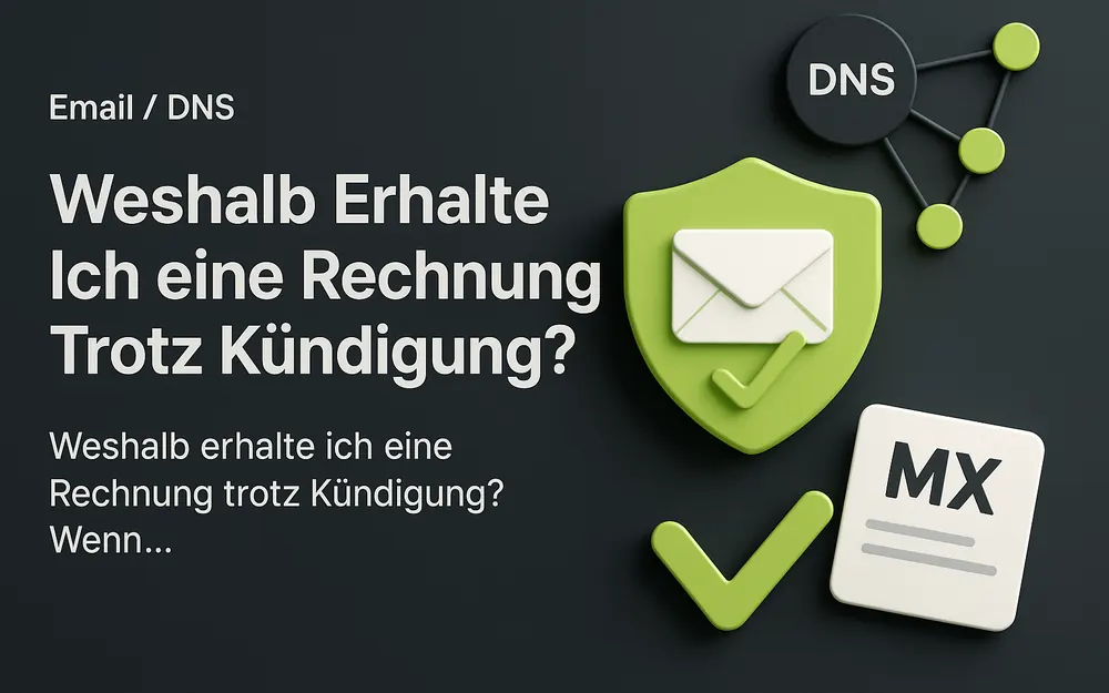Weshalb erhalte ich eine Rechnung trotz Kündigung?