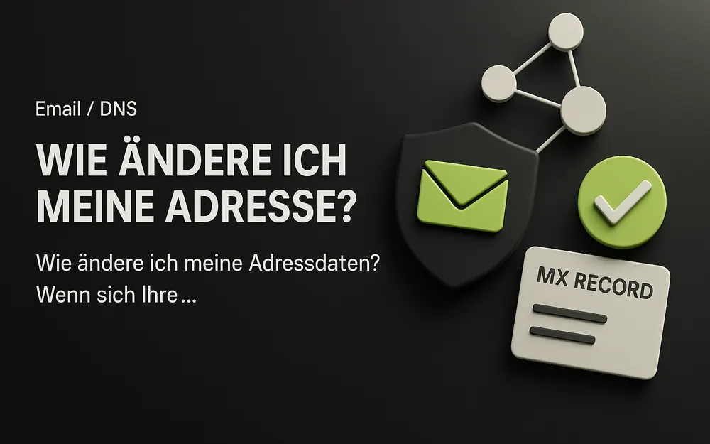 Wie ändere ich meine Adresse?