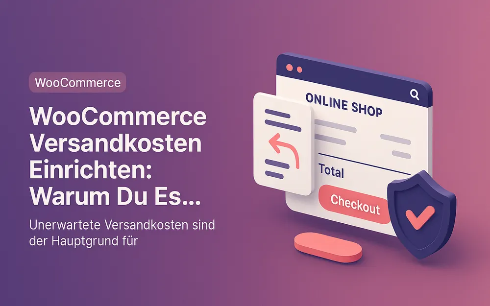 WooCommerce Versandkosten einrichten – Versandzonen und Versandklassen