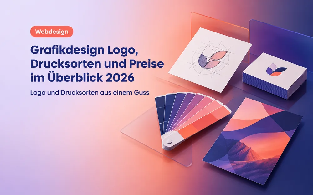 Beitragsbild: Grafikdesign Logo, Drucksorten und Preise im Überblick 2026